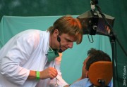 Petr jako MUDr. Svatopluk Novák ve hře ROZPAKY ZUBAŘE SVATOPLUKA NOVÁKA - r. 2006