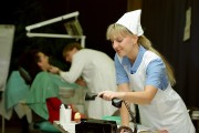 Martina v roli sestřičky Janičky ve hře ROZPAKY ZUBAŘE SVATOPLUKA NOVÁKA -  r. 2009