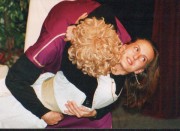 Martina v roli chůvy ve hře ČERNÝ DEN NA TOLŠTEJNĚ  -  r. 2000