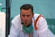 Radim v roli MUDr. Kokeše ve hře Rozpaky zubaře Svatopluka Nováka - r. 2006